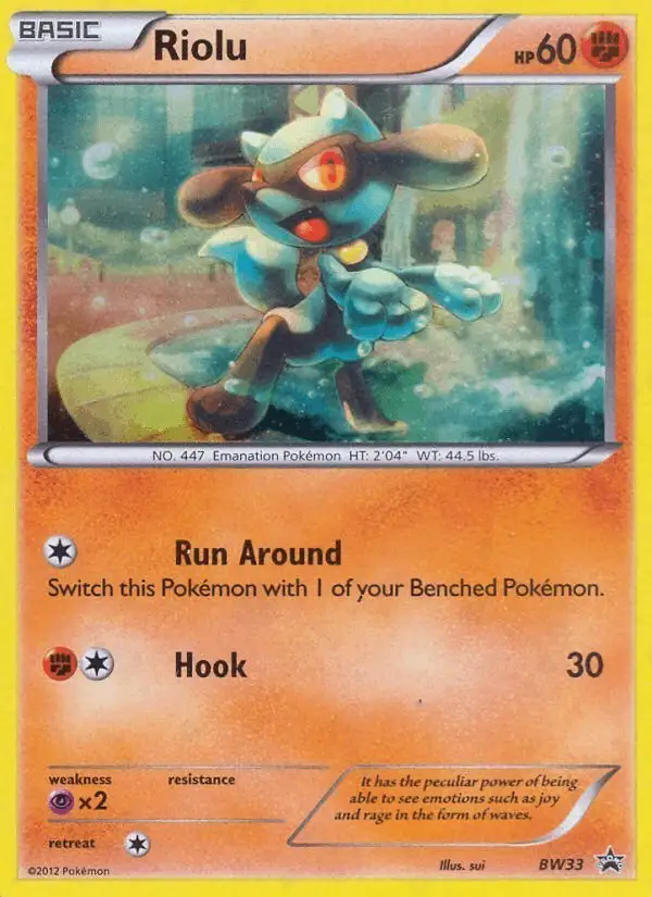 Riolu #BW33 BW Black Star Promos PSA 10