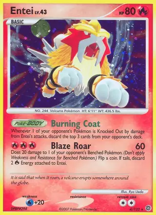 Entei #4 Secret Wonders PSA 10