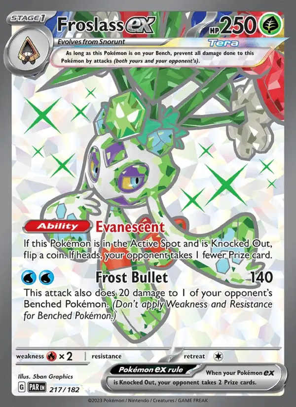Froslass ex #217 Paradox Rift PSA 10