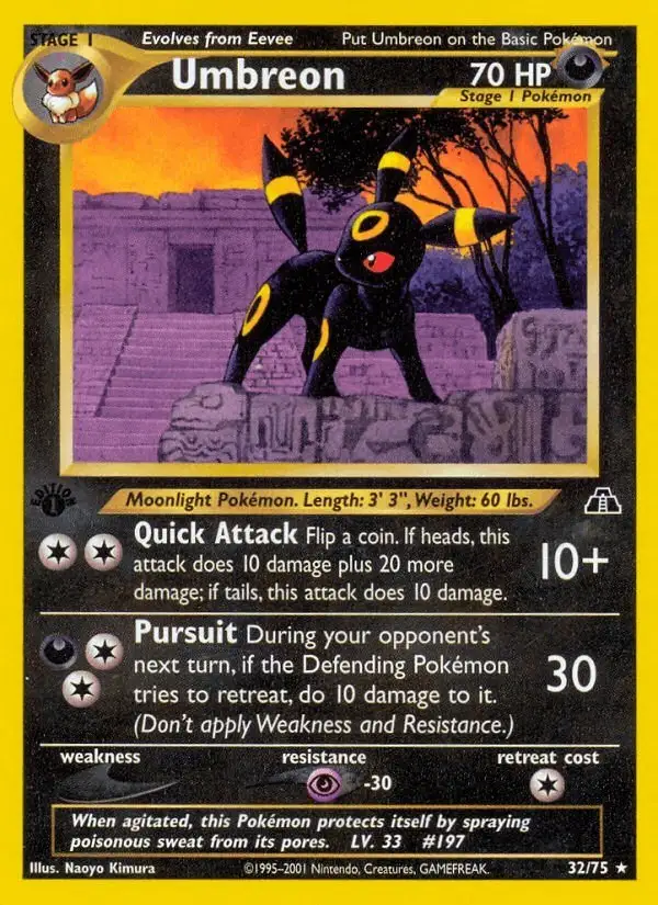Umbreon #32 Neo Discovery PSA 10