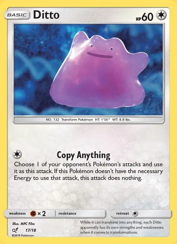 Ditto #17 Detective Pikachu PSA 10