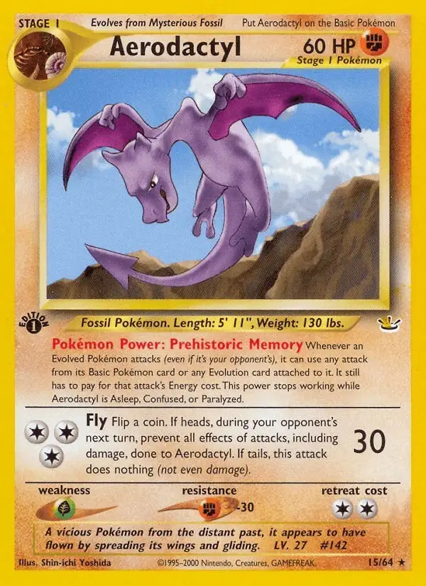 Aerodactyl #15 Neo Revelation PSA 10
