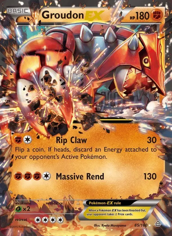 Groudon EX #85 Primal Clash PSA 10