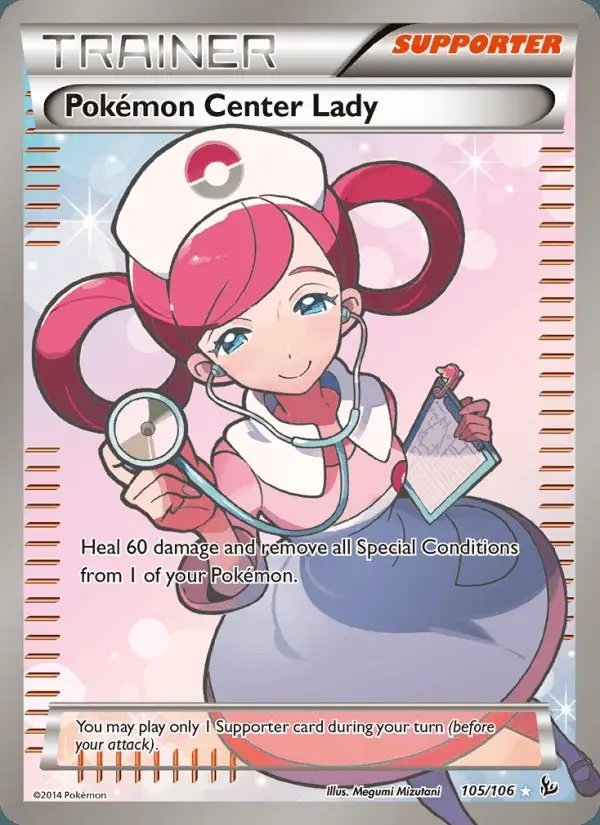 Pokémon Center Lady #105 Flashfire PSA 10