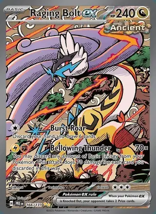 Raging Bolt ex #166 Prismatic Evolutions PSA 10