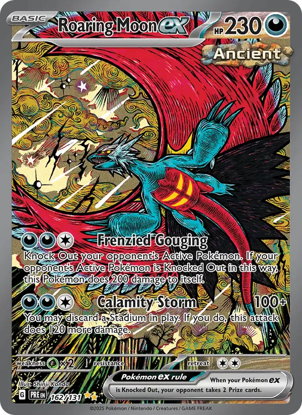 Roaring Moon ex #162 Prismatic Evolutions PSA 10