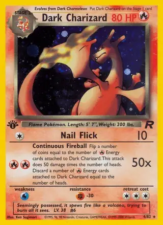 Dark Charizard #4 Team Rocket PSA 10