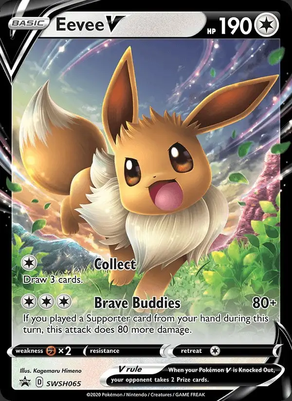 Eevee V #SWSH065 SWSH Black Star Promos PSA 10