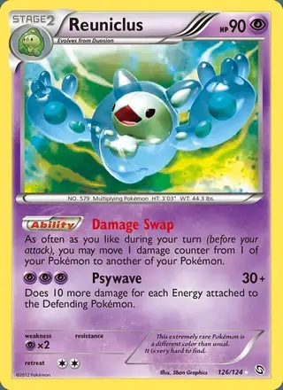 Reuniclus #126 Dragons Exalted PSA 10