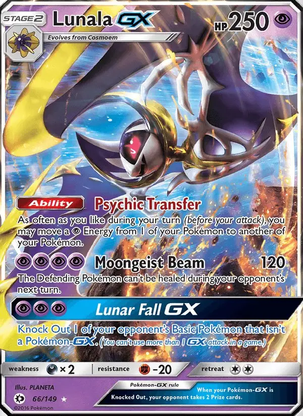 Lunala GX #66 Sun & Moon PSA 10