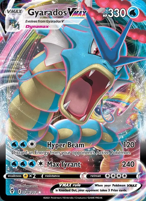 Gyarados VMAX #29 Evolving Skies PSA 10