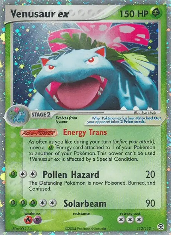 Venusaur ex #112 FireRed & LeafGreen PSA 10