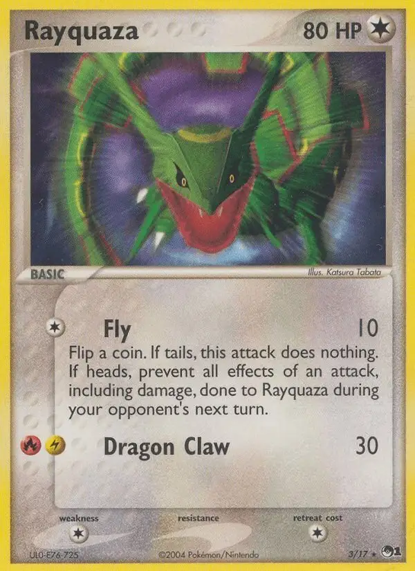 Rayquaza #3 POP Series 1 PSA 10