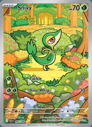 Snivy #087 Black Bolt PSA 10