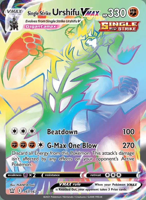 Single Strike Urshifu VMAX #167 Battle Styles PSA 10