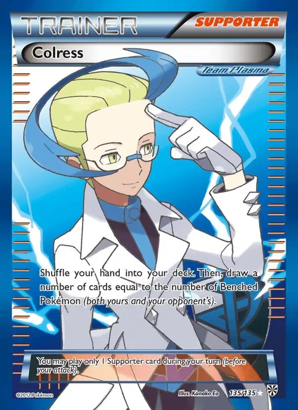 Colress #135 Plasma Storm PSA 10