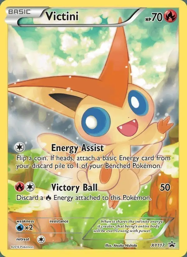 Victini #XY117 XY Black Star Promos PSA 10