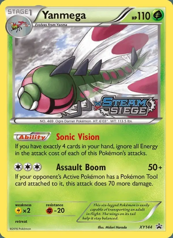 Yanmega #XY144 XY Black Star Promos PSA 10