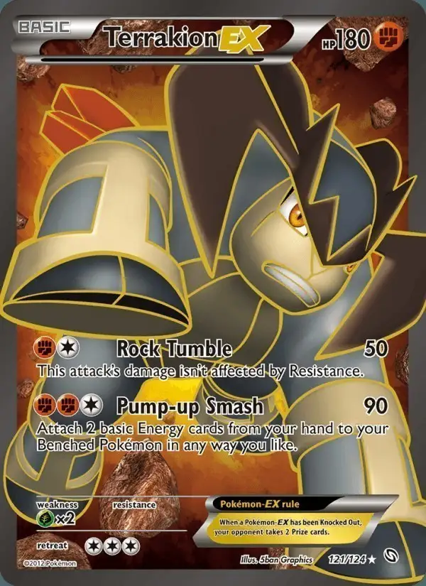 Terrakion-EX #121 Dragons Exalted PSA 10