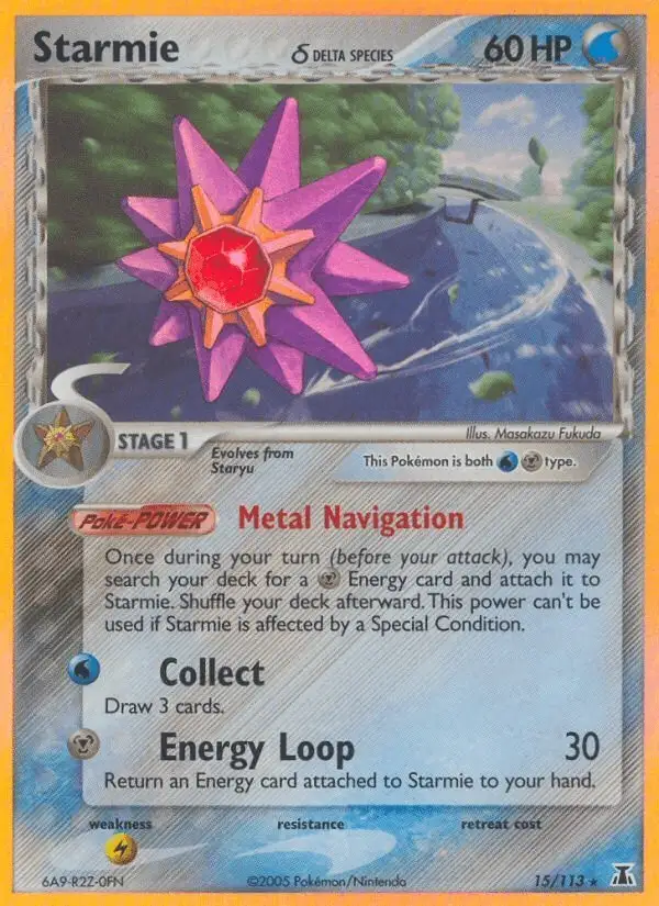 Starmie δ #15 Delta Species PSA 10