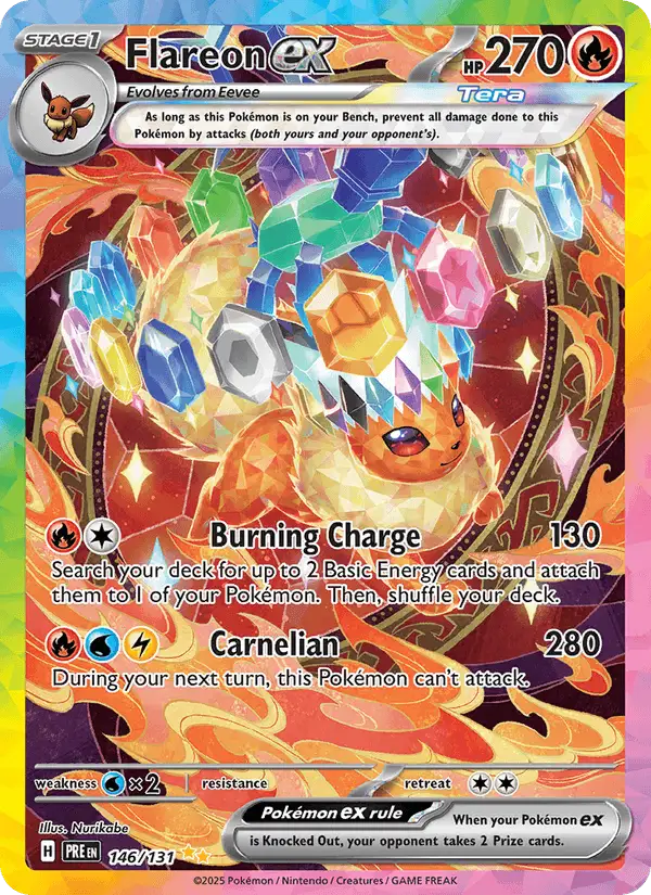 Flareon ex #146 Prismatic Evolutions PSA 10