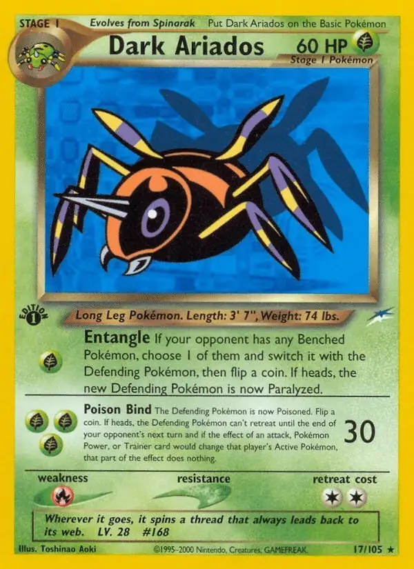 Dark Ariados #17 Neo Destiny PSA 10