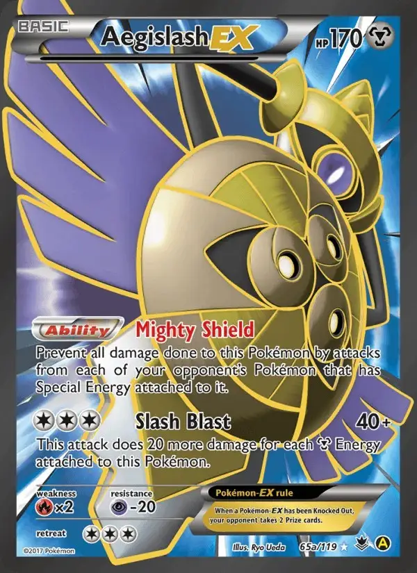Aegislash EX #65 Phantom Forces PSA 10