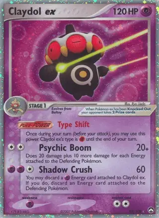 Claydol ex #93 Power Keepers PSA 10