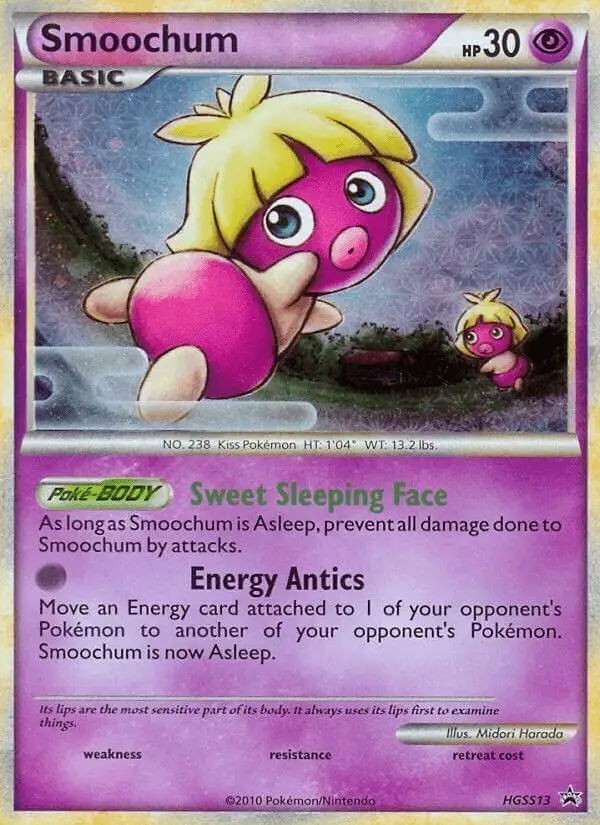 Smoochum #HGSS13 HGSS Black Star Promos PSA 10