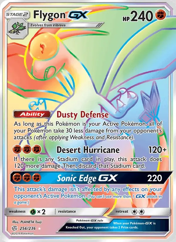 Flygon GX #256 Cosmic Eclipse PSA 10