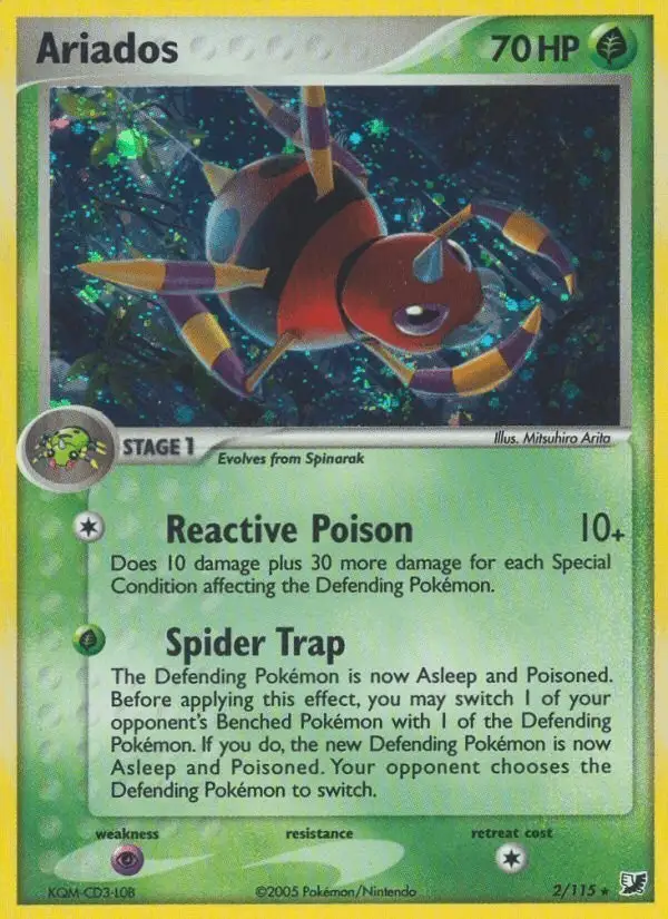 Ariados #2 Unseen Forces PSA 10