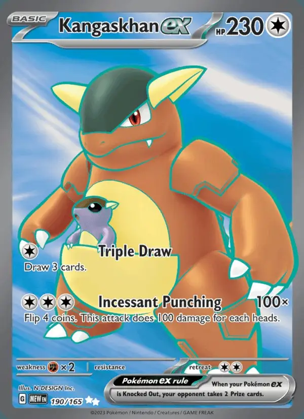 Kangaskhan ex #190 151 PSA 10