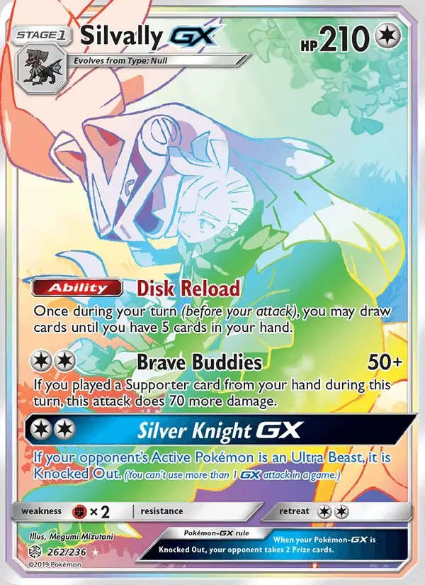 Silvally GX #262 Cosmic Eclipse PSA 10