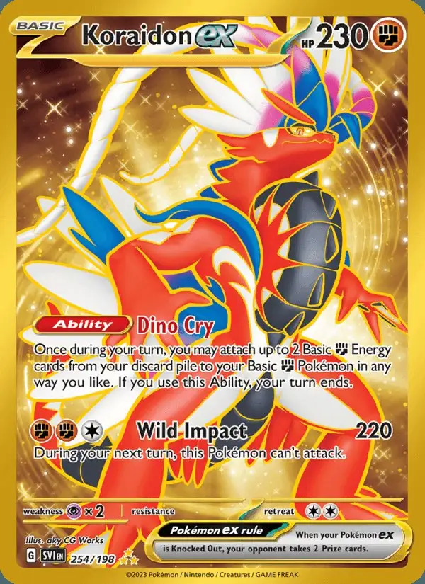 Koraidon ex #254 Scarlet & Violet PSA 10