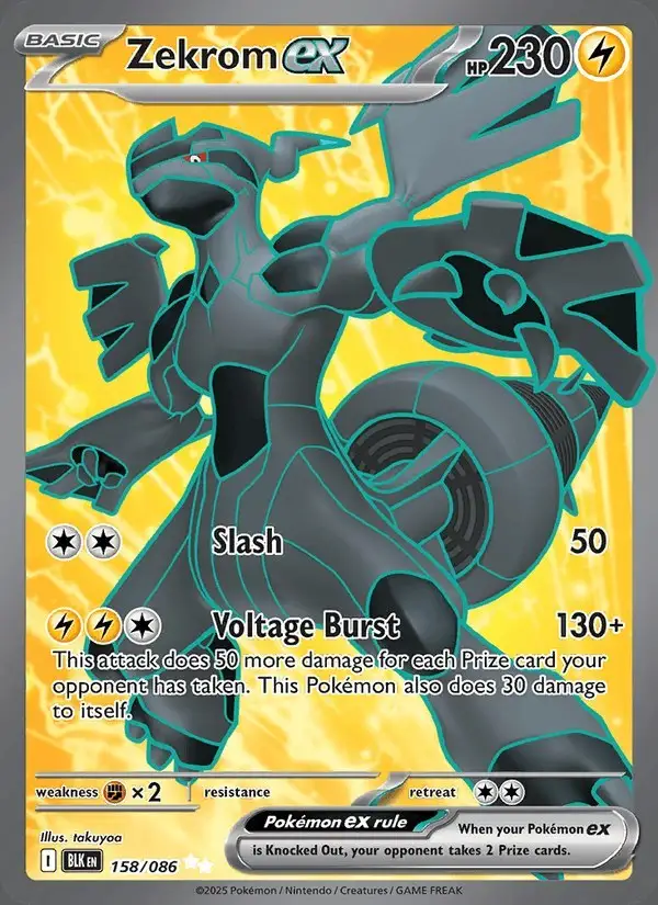 Zekrom ex #158 Black Bolt PSA 10