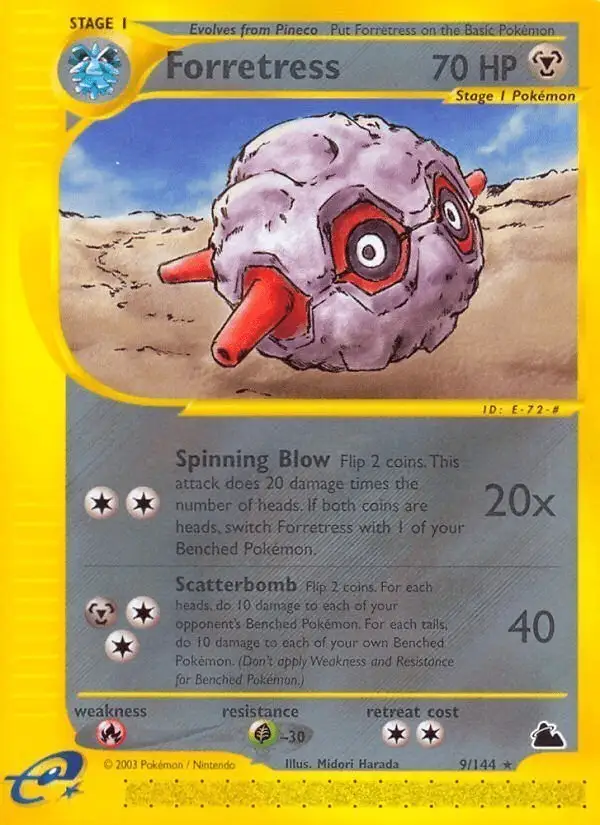 Forretress #9 Skyridge PSA 10