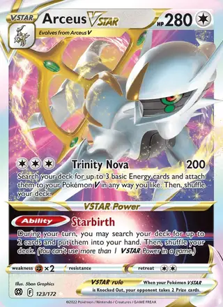 Arceus VSTAR #123 Brilliant Stars PSA 10