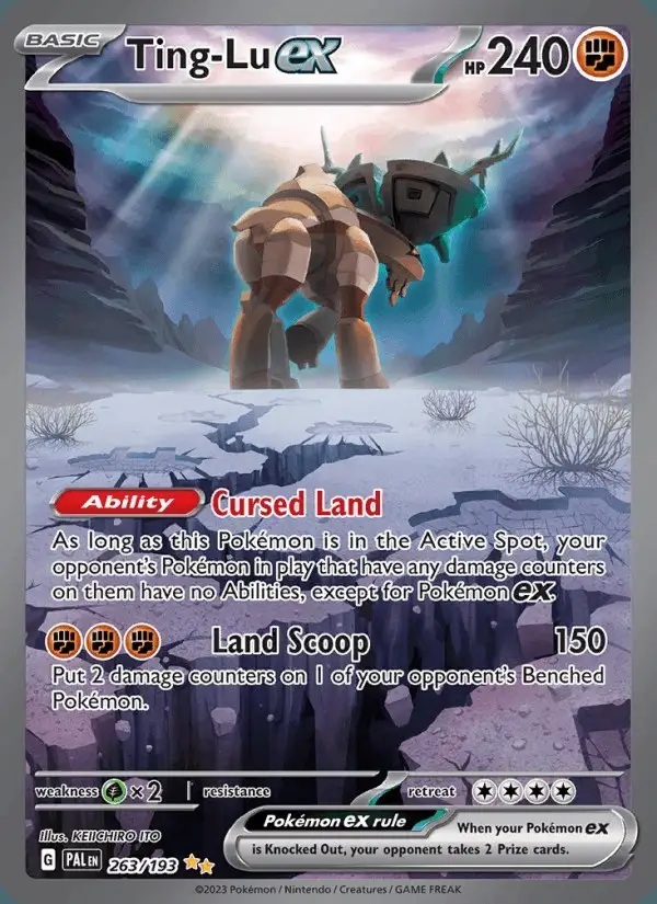 Ting-Lu ex #263 Paldea Evolved PSA 10