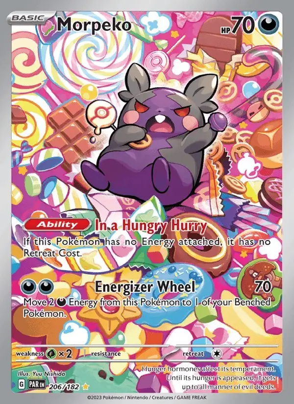 Morpeko #206 Paradox Rift PSA 10