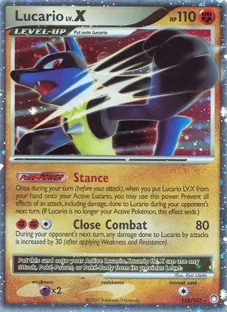 Lucario #122 Mysterious Treasures PSA 10
