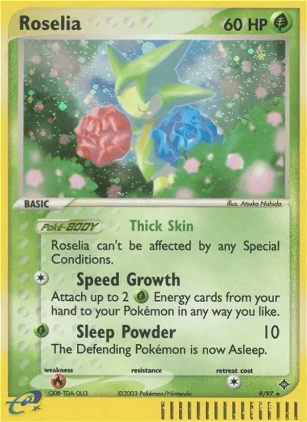 Roselia #9 Dragon PSA 10