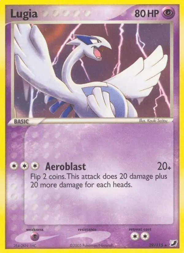 Lugia #29 Unseen Forces PSA 10
