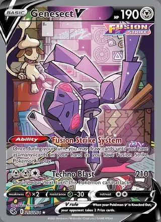 Genesect V #255 Fusion Strike PSA 10