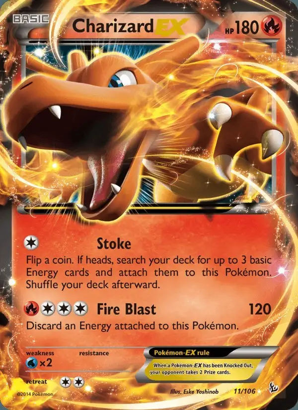 Charizard EX #11 Flashfire PSA 10