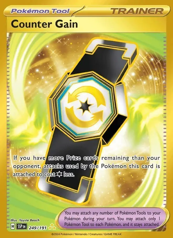 Counter Gain #249 Surging Sparks PSA 10