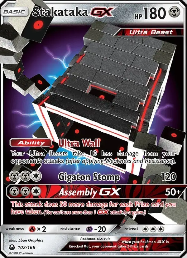 Stakataka GX #102 Celestial Storm PSA 10
