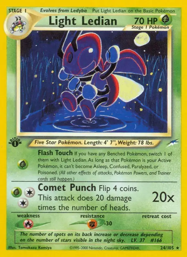 Light Ledian #24 Neo Destiny PSA 10