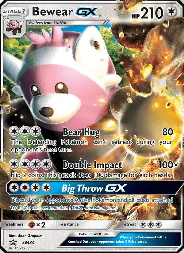 Bewear GX #SM34 SM Black Star Promos PSA 10