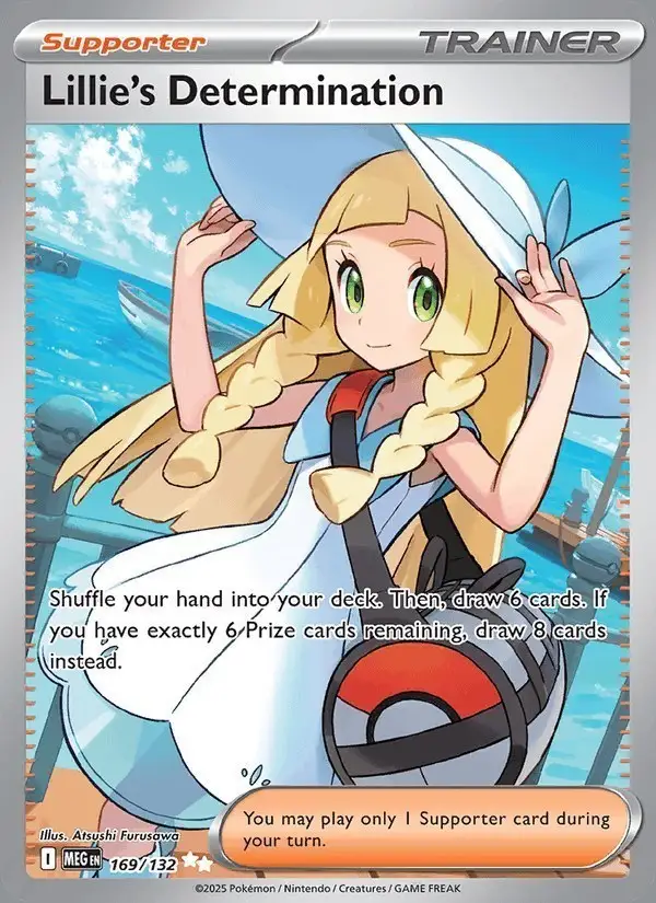 Lillie's Determination #169 Mega Evolution PSA 10