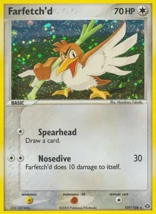 Farfetch'd #107 Emerald PSA 10